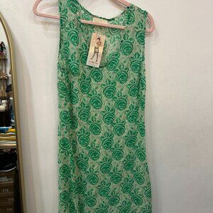 Jodi B. Wise Green Sheer Dress